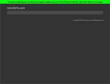 Tablet Screenshot of niceshirts.com